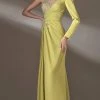 MNM COUTURE - K3908 Illusion Jewel A-Line Evening Dress 2 MNM COUTURE - K3908 Illusion Jewel A-Line Evening Dress