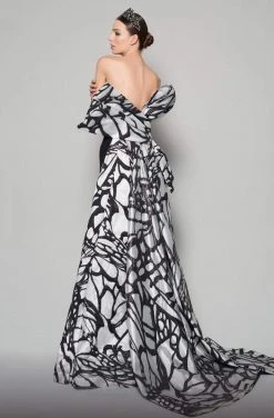 MNM COUTURE - N0395 Strapless Trumpet Dress With Train 7 MNM COUTURE - N0395 Strapless Trumpet Dress With Train