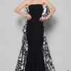 MNM COUTURE - N0395 Strapless Trumpet Dress With Train