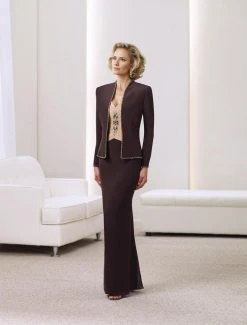 Mon Cheri - 211902 Two Piece Long Sleeves Dress