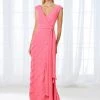 Cameron Blake By Mon Cheri Mon Cheri Cameron Blake Cap Sleeve Wrap Tie Scalloped Evening Gown 118668 2 Cameron Blake By Mon Cheri Mon Cheri Cameron Blake Cap Sleeve Wrap Tie Scalloped Evening Gown 118668