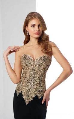 Mon Cheri Embellished Sweetheart Dress 217831