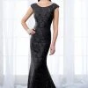 Mon Cheri Lace Bateau Neck Mermaid Dress 217644 - 1 Pc Black In Size 6 Available 2 Mon Cheri Lace Bateau Neck Mermaid Dress 217644 - 1 Pc Black In Size 6 Available