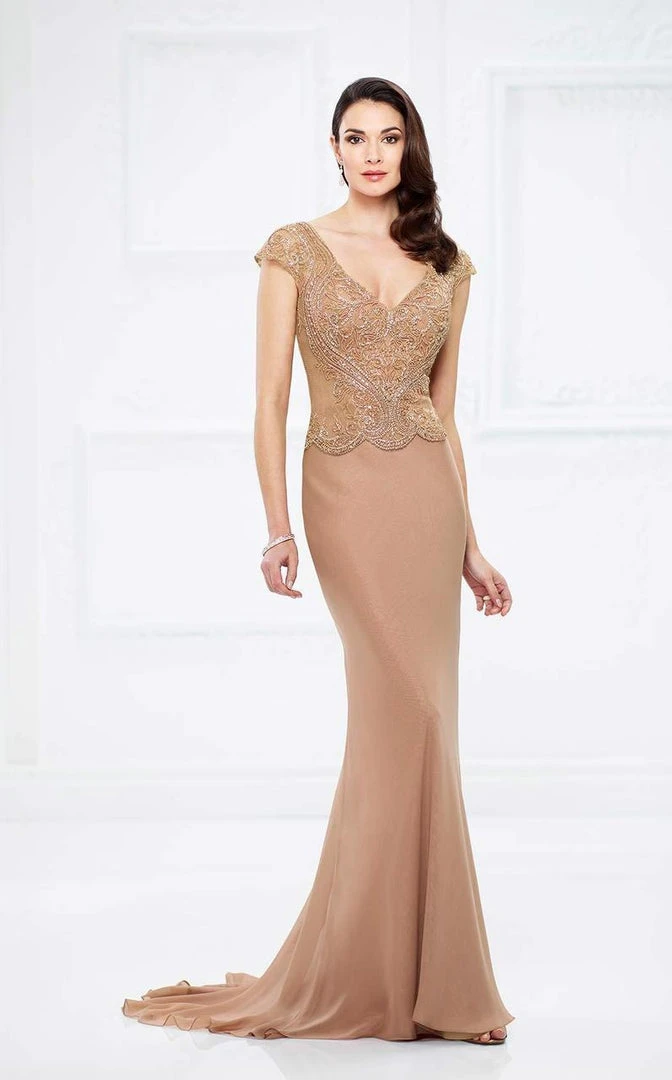 Mon Cheri Lavishly Beaded Evening Gown 217945 - 1 Pc Bronze In Size 18 Available 3 Mon Cheri Lavishly Beaded Evening Gown 217945 - 1 Pc Bronze In Size 18 Available