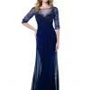 Mon Cheri Ruched Beaded Gown 215919W 1 Pc Navy Blue In Size 20W Available 1 Mon Cheri Ruched Beaded Gown 215919W 1 Pc Navy Blue In Size 20W Available