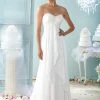 Mon Cheri Strapless Sweetheart A-line Gown