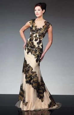 Mon Cheri Tb Evenings Long Lace Dress Tbe21503