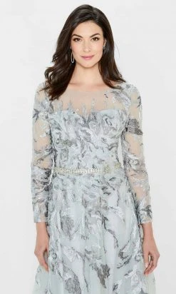 Montage By Mon Cheri 122906 - Illusion Bateau Long Evening Dress