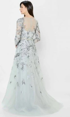 Montage By Mon Cheri 122906 - Illusion Bateau Long Evening Dress