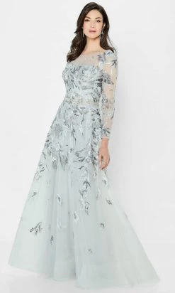 Montage By Mon Cheri 122906 - Illusion Bateau Long Evening Dress