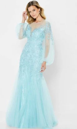 Montage By Mon Cheri 122908 - Lace Ornate Evening Gown