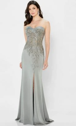 Montage By Mon Cheri 122909 - Stretch Crepe Fitted Gown