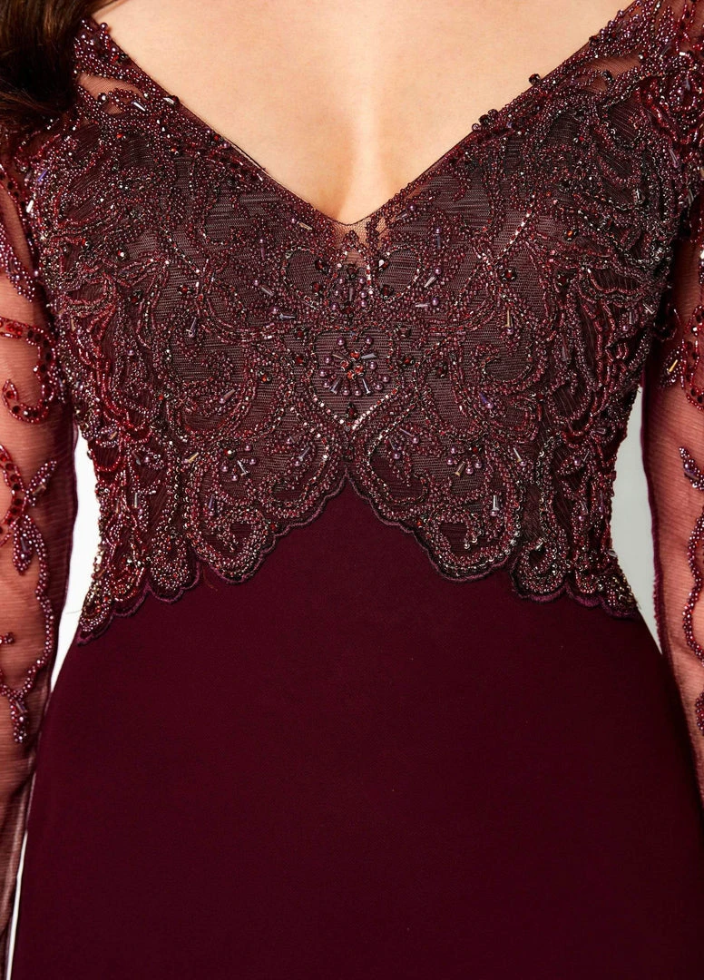 Montage By Mon Cheri - 219973 Bead Embellished Sheath Dress 9 Montage By Mon Cheri - 219973 Bead Embellished Sheath Dress