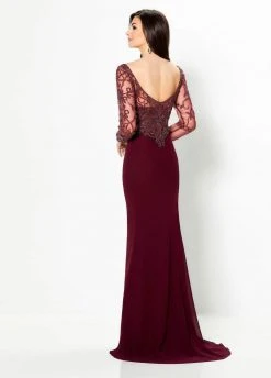 Montage By Mon Cheri - 219973 Bead Embellished Sheath Dress