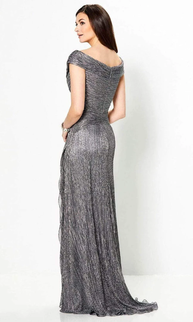 Montage By Mon Cheri - 219975W Ruched Off-Shoulder Sheath Dress 5 Montage By Mon Cheri - 219975W Ruched Off-Shoulder Sheath Dress