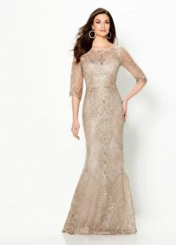 Montage By Mon Cheri - 219991 Long Embroidered Lace Mermaid Gown