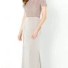 Montage By Mon Cheri - 220938 Short Sleeve Beaded Gown 1 Montage By Mon Cheri - 220938 Short Sleeve Beaded Gown