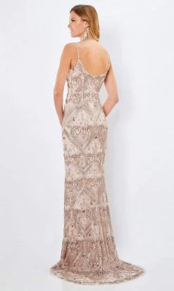Montage By Mon Cheri - 221978 Beaded Sheath Evening Dress 6 Montage By Mon Cheri - 221978 Beaded Sheath Evening Dress