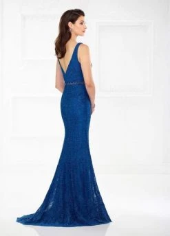 Montage By Mon Cheri - Sheath Gown With Long-Sleeved Jacket 118983 - 1 Pc Dark Peacock In Size 16 Available 7 Montage By Mon Cheri - Sheath Gown With Long-Sleeved Jacket 118983 - 1 Pc Dark Peacock In Size 16 Available