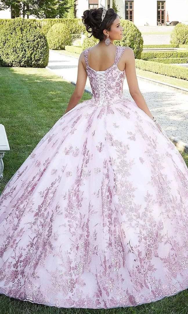 Mori Lee - 60132 Metallic Embroidered Ballgown 4 Mori Lee - 60132 Metallic Embroidered Ballgown