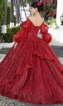 Mori Lee 89361 - Shimmering Off-shoulder Ballgown