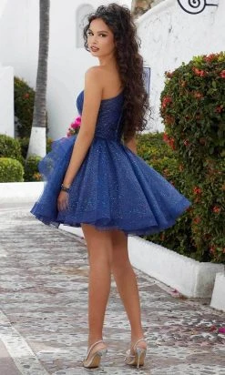 Mori Lee 9599 - Asymmetric Flounce A-Line Cocktail Dress 9 Mori Lee 9599 - Asymmetric Flounce A-Line Cocktail Dress