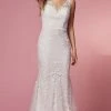 Nox Anabel Bridal A398W - Embroidered Bridal Dress