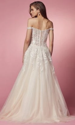 Nox Anabel Bridal JH925 - Off Shoulder Bridal Gown