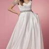 Nox Anabel Bridal R224W - Cold Shoulder Bridal Gown 1 Nox Anabel Bridal R224W - Cold Shoulder Bridal Gown