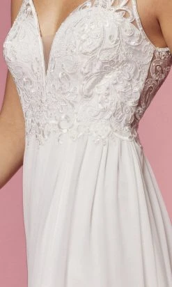 Nox Anabel Bridal Y299W - Embellished Long Bridal Gown 11 Nox Anabel Bridal Y299W - Embellished Long Bridal Gown