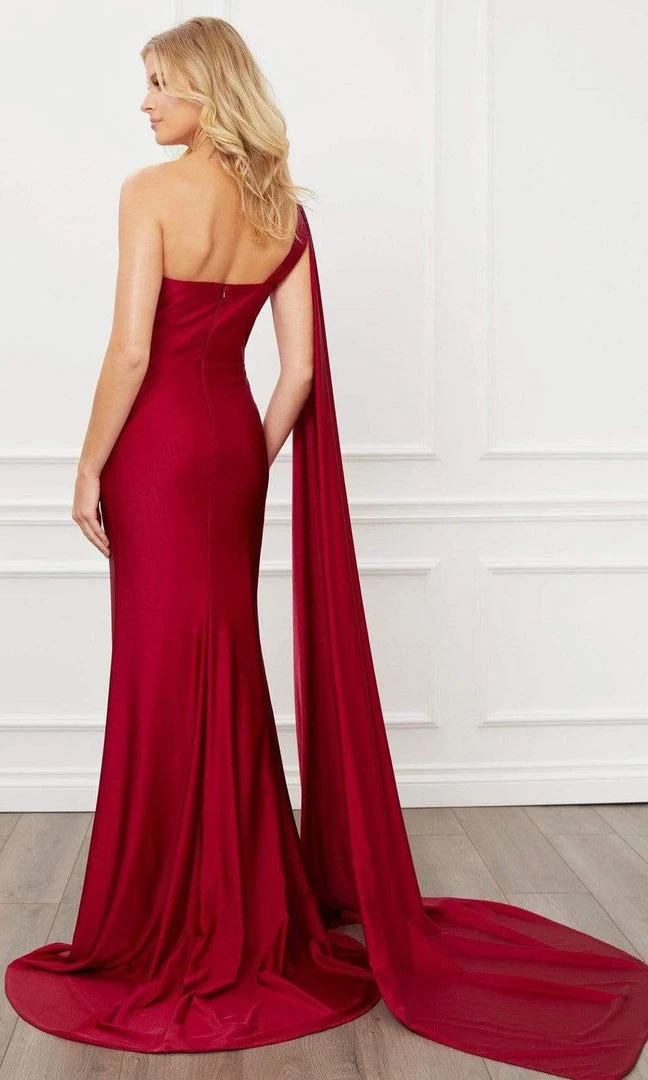 Nox Anabel - E475 Sleeveless One Shoulder Trumpet Dress 4 Nox Anabel - E475 Sleeveless One Shoulder Trumpet Dress