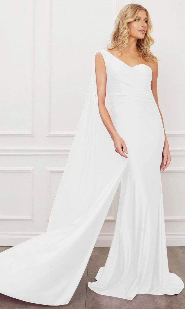 Nox Anabel - E475 Sleeveless One Shoulder Trumpet Dress 9 Nox Anabel - E475 Sleeveless One Shoulder Trumpet Dress