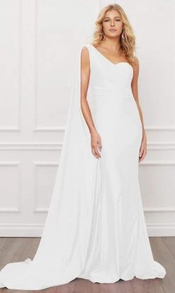 Nox Anabel - E475 Sleeveless One Shoulder Trumpet Dress 13 Nox Anabel - E475 Sleeveless One Shoulder Trumpet Dress