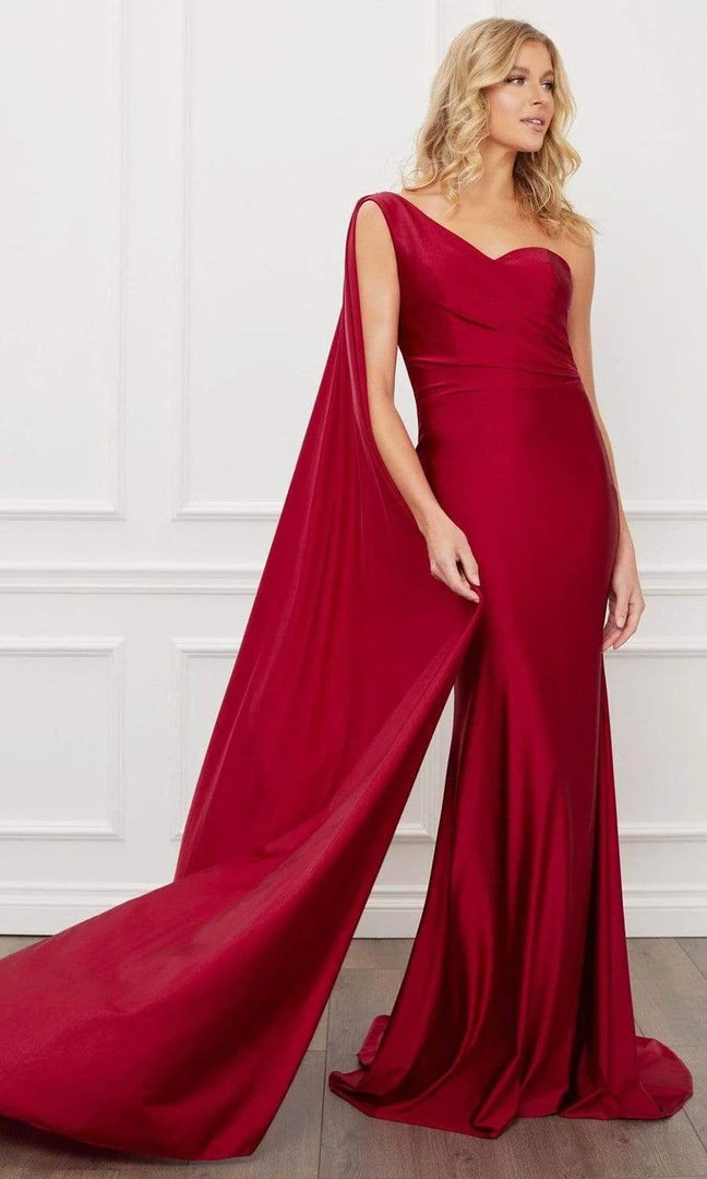 Nox Anabel - E475 Sleeveless One Shoulder Trumpet Dress 5 Nox Anabel - E475 Sleeveless One Shoulder Trumpet Dress