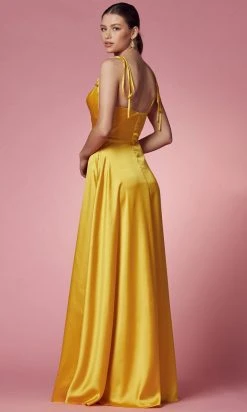 Nox Anabel R1029 - Tie Strap A-Line Prom Dress 35 Nox Anabel R1029 - Tie Strap A-Line Prom Dress