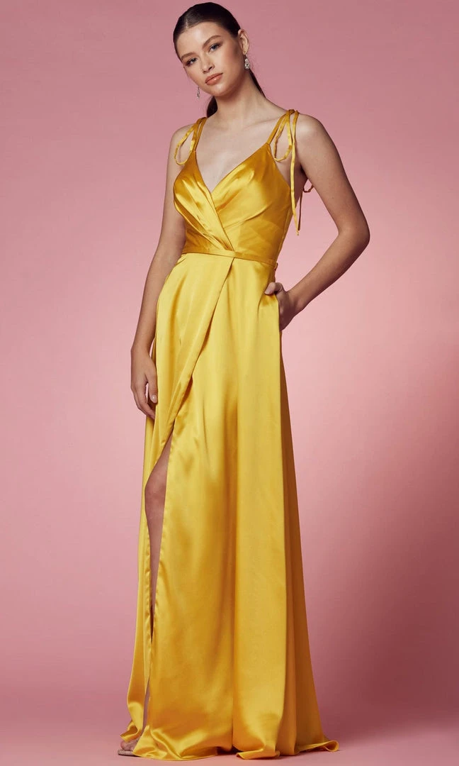 Nox Anabel R1029 - Tie Strap A-Line Prom Dress 18 Nox Anabel R1029 - Tie Strap A-Line Prom Dress