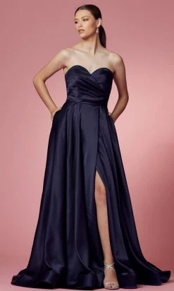 Nox Anabel R1036 - Strapless Sweetheart Evening Gown