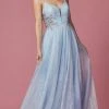 Nox Anabel T1033 - Floral Embroidered Prom Dress
