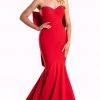 Portia And Scarlett - PS21005 Bow Accented Back Mermaid Gown 1 Portia And Scarlett - PS21005 Bow Accented Back Mermaid Gown