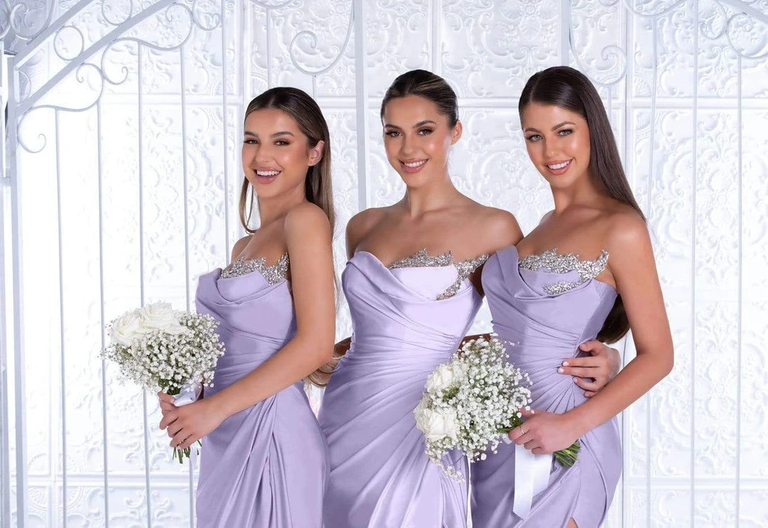 Portia And Scarlett - PS21218 Sweetheart Neck Drape Fitted Gown 17 Portia And Scarlett - PS21218 Sweetheart Neck Drape Fitted Gown