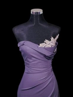 Portia And Scarlett - PS21218 Sweetheart Neck Drape Fitted Gown 22 Portia And Scarlett - PS21218 Sweetheart Neck Drape Fitted Gown