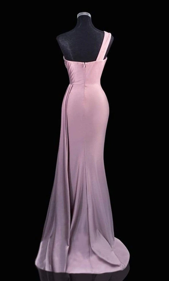 Portia And Scarlett - PS21219 Embellished One Shoulder Trumpet Dress 10 Portia And Scarlett - PS21219 Embellished One Shoulder Trumpet Dress