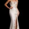 Portia And Scarlett - PS21237 Beaded Backless High Slit Gown 1 Portia And Scarlett - PS21237 Beaded Backless High Slit Gown