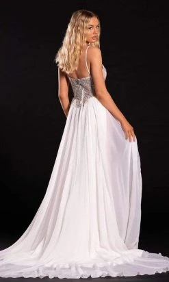 Portia And Scarlett - PS21250 Embroidered Corset Trumpet Dress 5 Portia And Scarlett - PS21250 Embroidered Corset Trumpet Dress