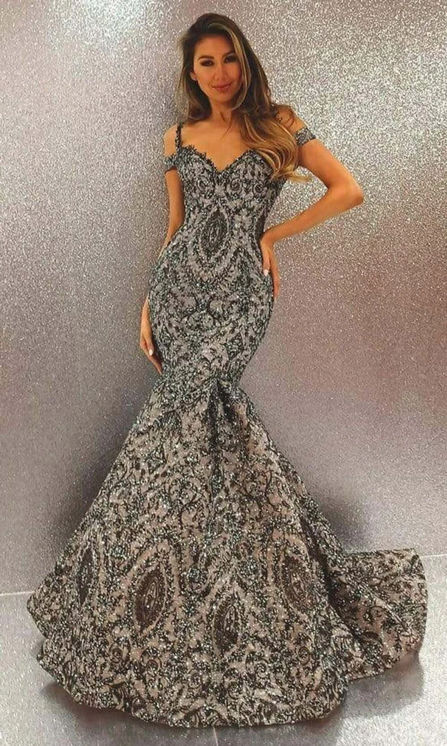 Portia And Scarlett - Ps22042 Sweetheart Bodice Embroidered Gown 3 Portia And Scarlett - Ps22042 Sweetheart Bodice Embroidered Gown