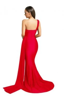 Portia And Scarlett - PS6321 One Shoulder Fitted Evening Gown 49 Portia And Scarlett - PS6321 One Shoulder Fitted Evening Gown