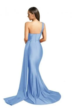 Portia And Scarlett - PS6321 One Shoulder Ruched Long Dress