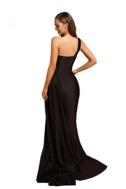 Portia And Scarlett - PS6321 One Shoulder Ruched Long Dress