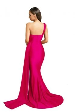 Portia And Scarlett - PS6321 One Shoulder Ruched Long Dress