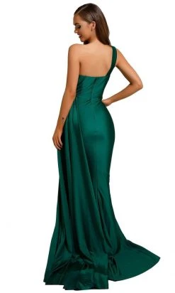 Portia And Scarlett - PS6321 Ruched Asymmetric Evening Dress
